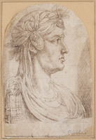 K IX 003
<br/>
Borstbeeld van Romeins keizer ('Galba')
<br/>
<em>Tempesta, Antonio (1555-1630) - kopie naar</em>